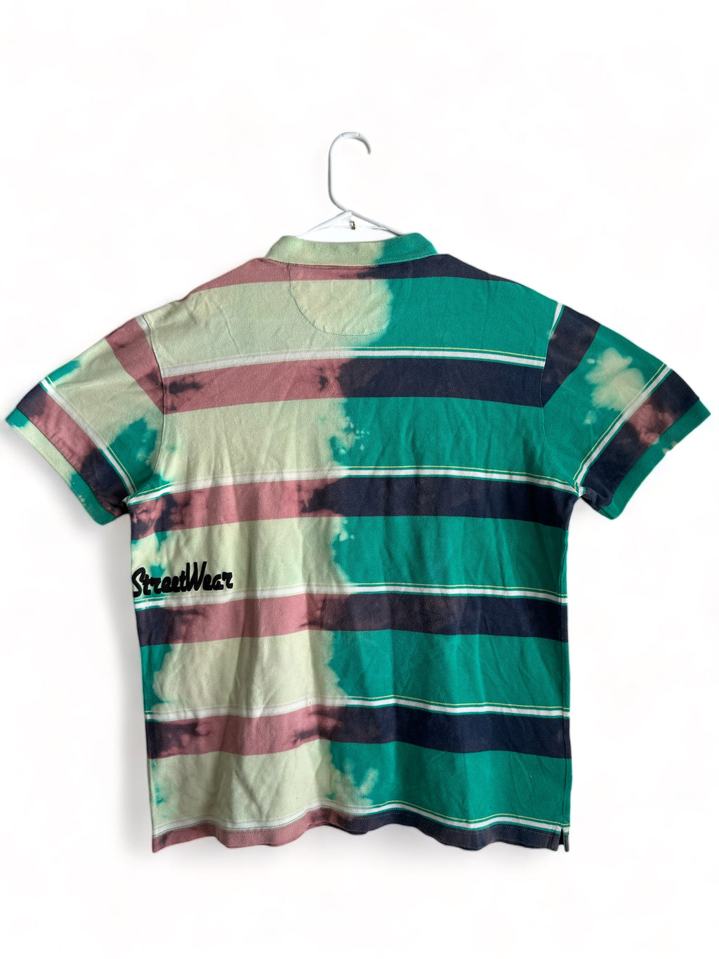 Split acid wash reworked Biscotti polo