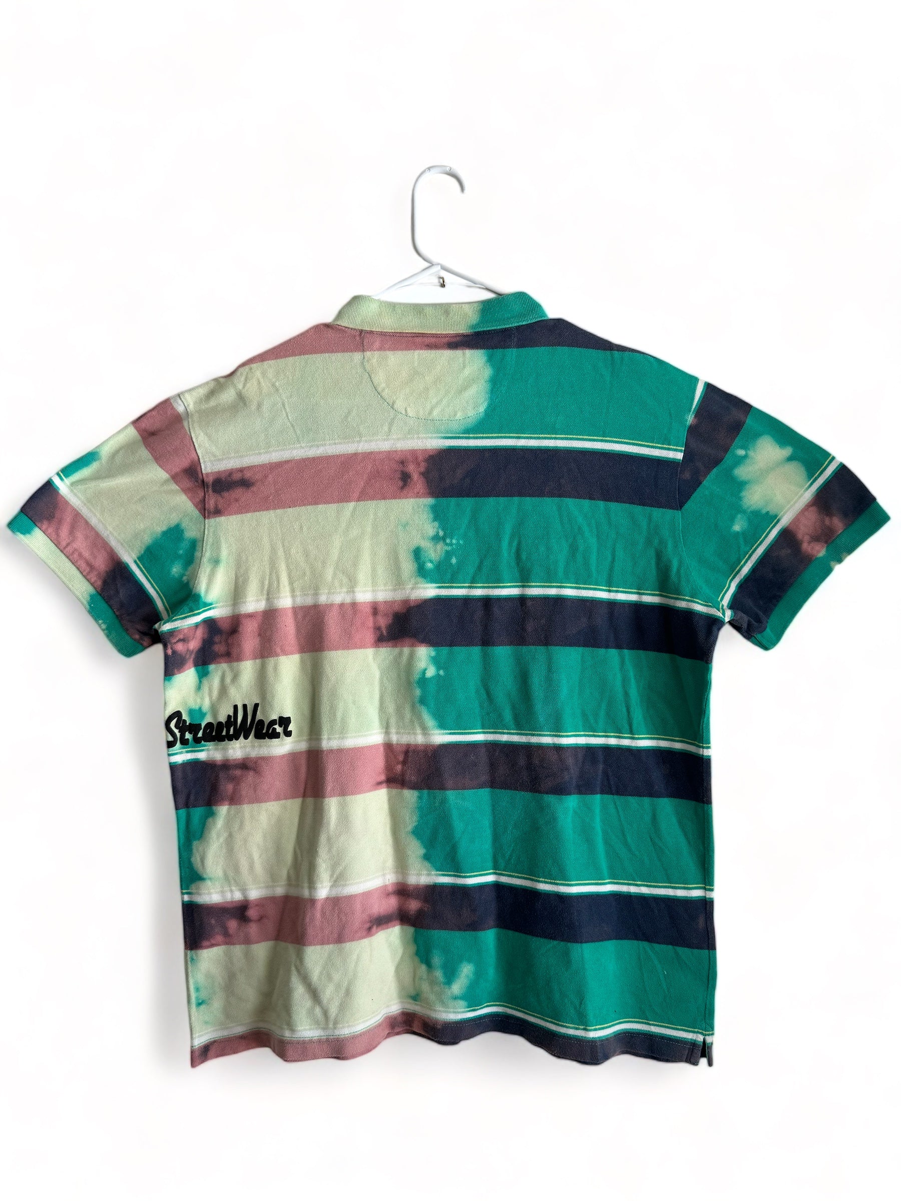 Split acid wash reworked Biscotti polo