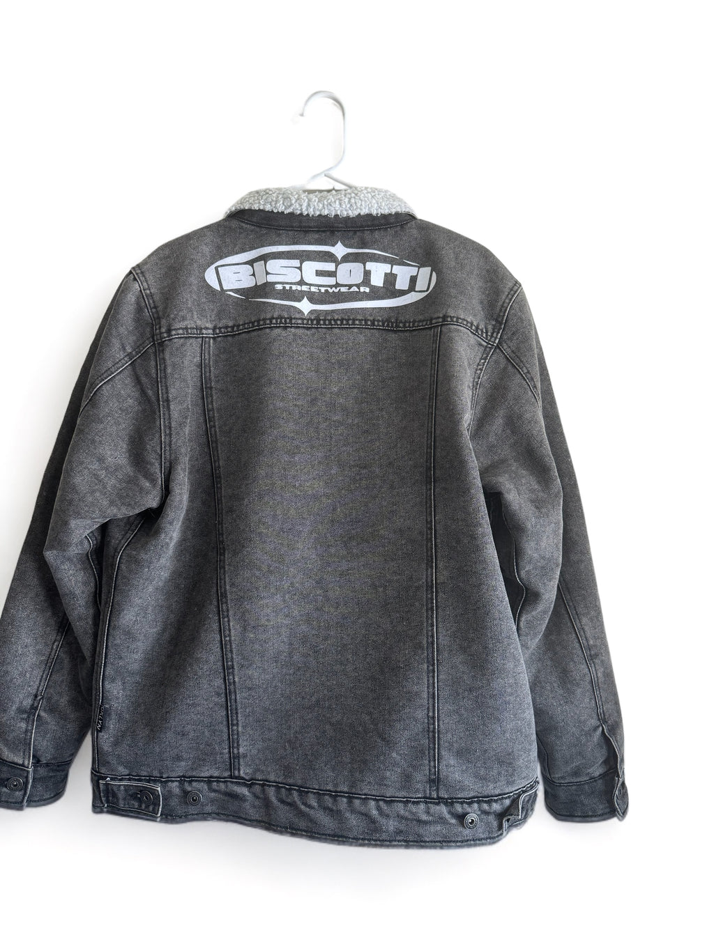 Denim button up fall jacket