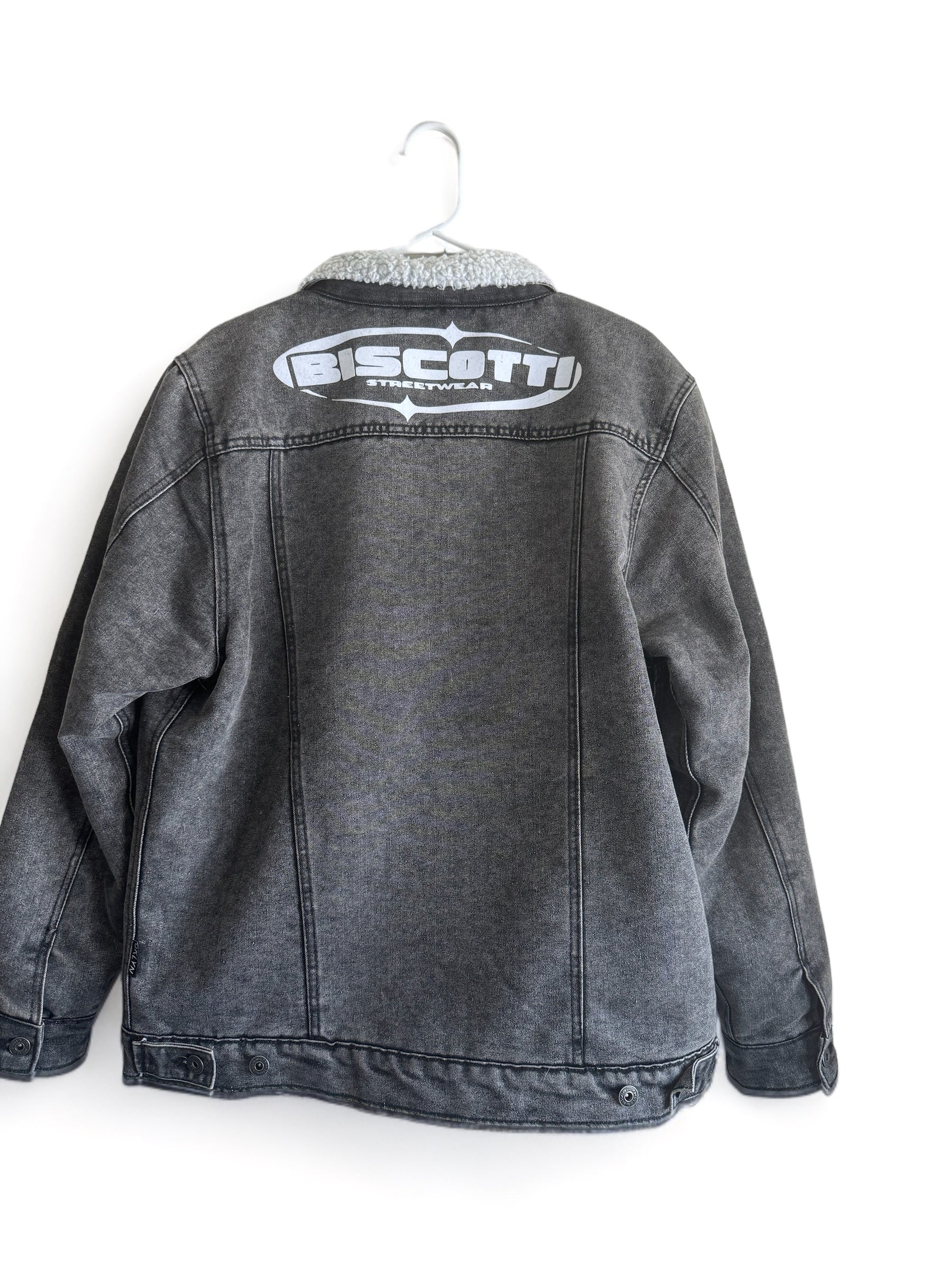 Denim button up fall jacket